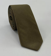 Olive Shot Thai Silk Tie THT-14